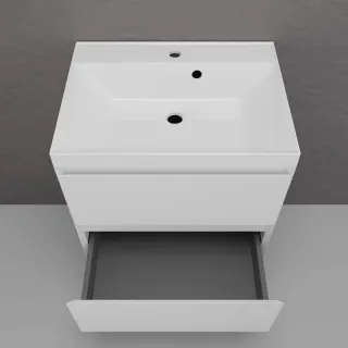 Тумба под раковину подвесная Style Line Манхэттен ЛС-00002365 60 см белый матовый